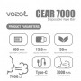Vozol Gear 7000 Disposable Strawberry Smoothie